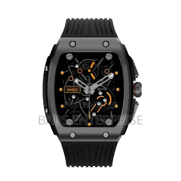 Green Lion Time Smart Watch 1.76 Inch HD IPS Display – Black · Photo 1