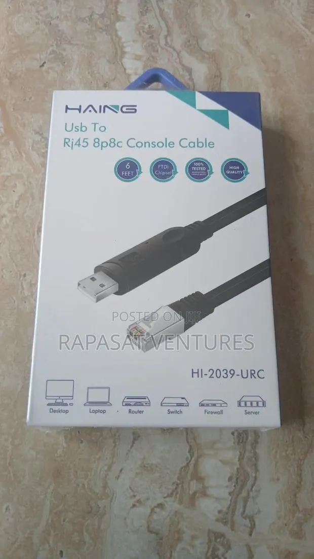 USB 2.0 to Rj45 Male Console Cable Haing Hi-2039 · Photo 1