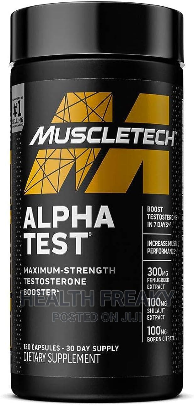 Testosterone Booster Muscletech Alphatest Muscle Growth Strength · Photo 1