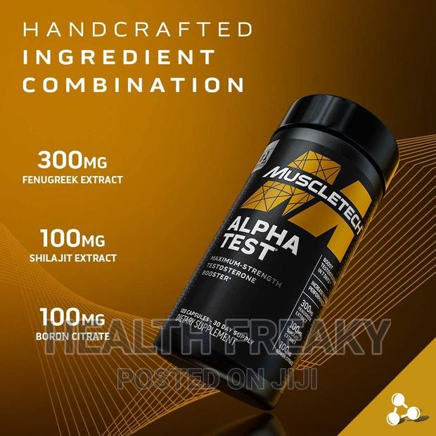 Testosterone Booster Muscletech Alphatest Muscle Growth Strength · Photo 2