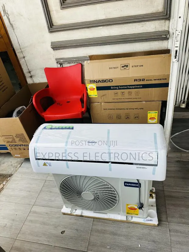 Get a New White Dual Inverter Air Conditioner Nasco 2.0hp · Photo 1