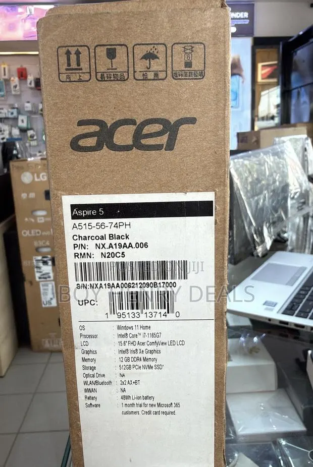 New Laptop Acer Aspire 5 12GB Intel Core I7 SSD 512GB · Photo 1