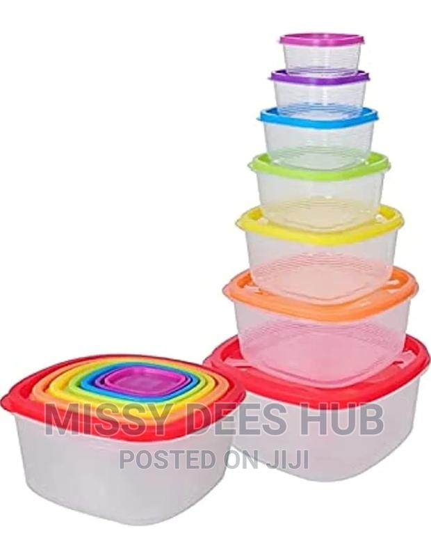7pcs Rainbow Storage Containers · Photo 1