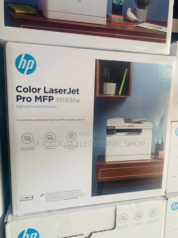 High Quality HP Color Laser Jet Pro MFP Printer(M183fw). · Photo 1