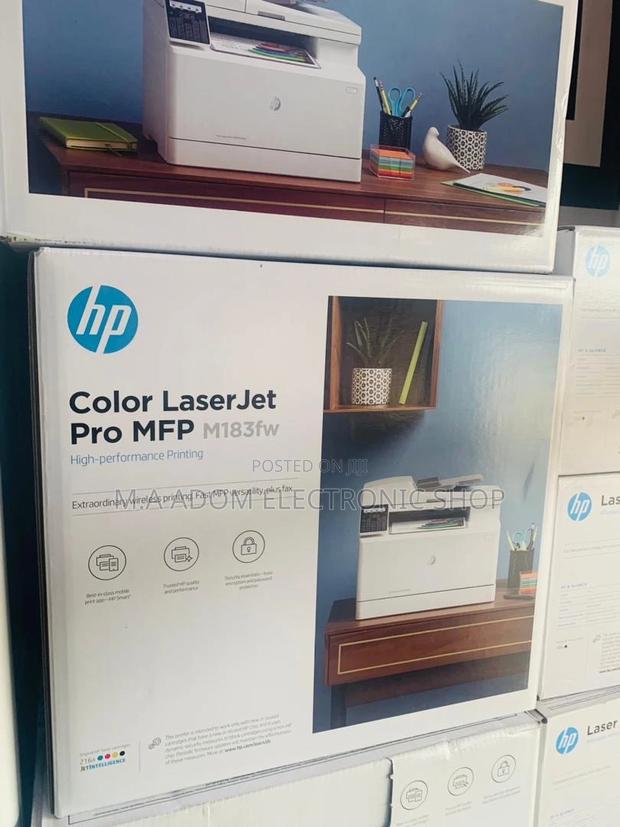 Fresh in Box Hp Color Laser Pro MFP M183fw Printer · Photo 1