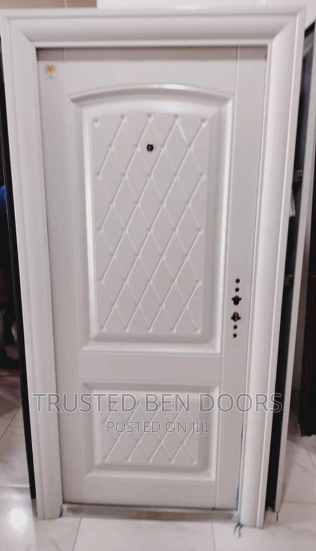Adorable Paladin White Security Doors {Single_one/Half_doubl · Photo 1