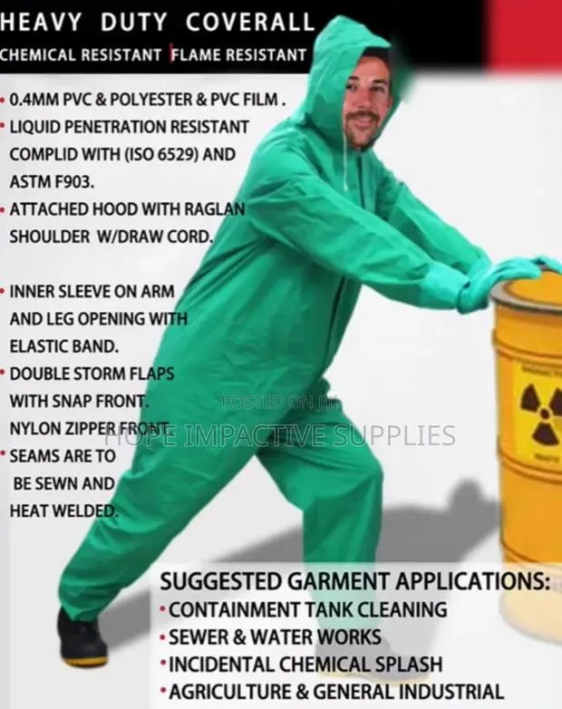 Chemical Protective Coverall. · Photo 1