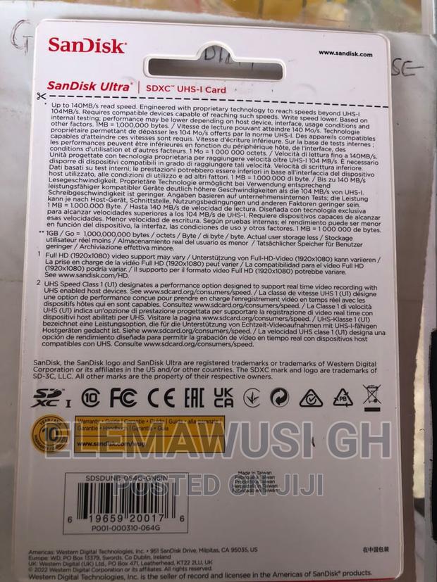 128gig Camara Memory Card · Photo 2