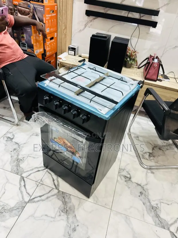 Call and Order for Midea Gas Cooker Oven 4b 50/50 Black · Photo 1
