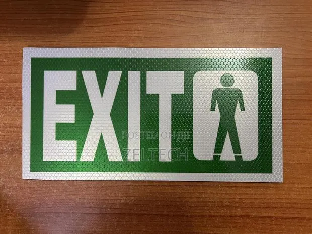 Exit Sign Card · Photo 1