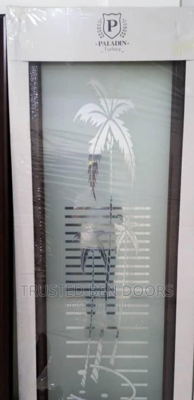 All Black Turkish Glass Paladin Bathroom Doors · Photo 1