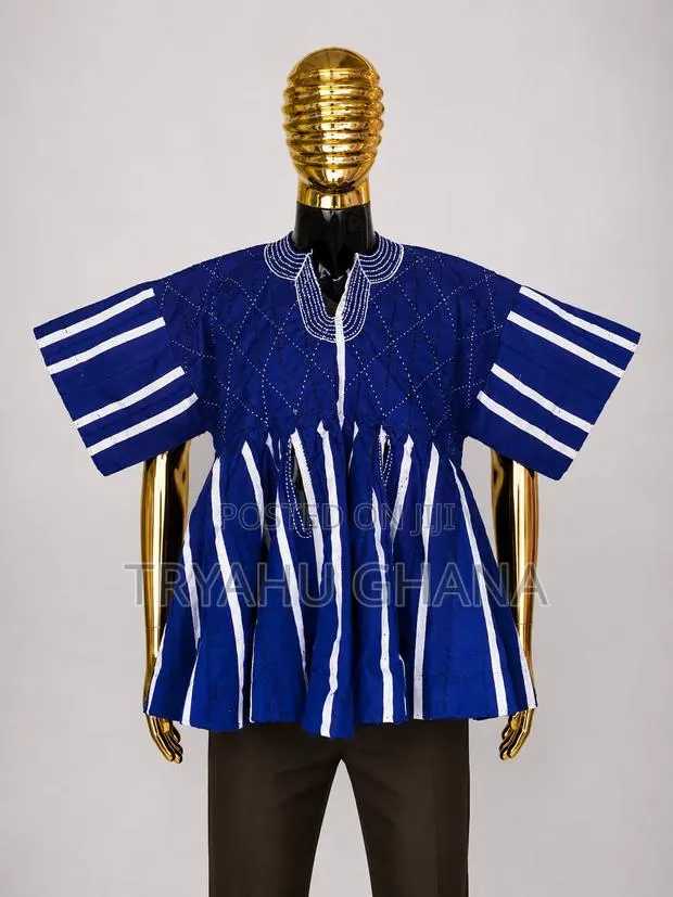 Executive Batakari Smock Ghana | Authentic Fugu for Men · Photo 1