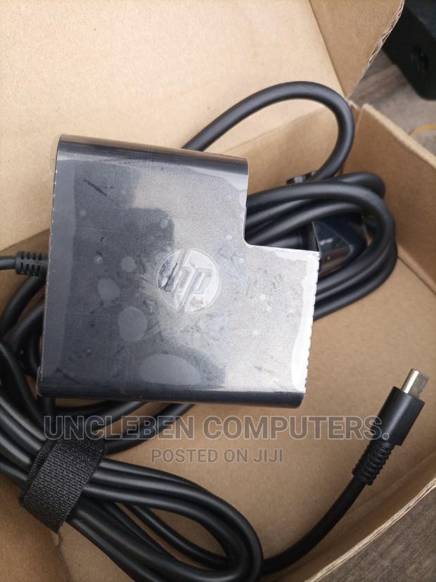 Original Hp Type C Charger 65w 5v, 9v, 10v, 12v, 15v and 20v · Photo 1
