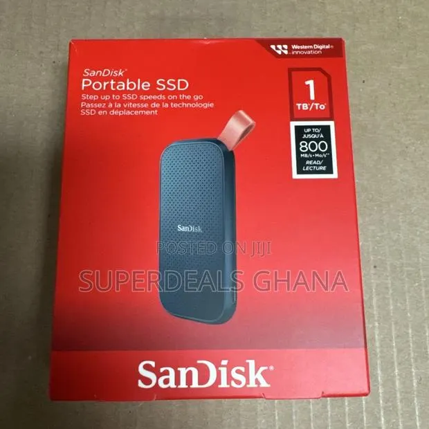 Sandisk Ssd 1tb External Portable Ssd - Black · Photo 1