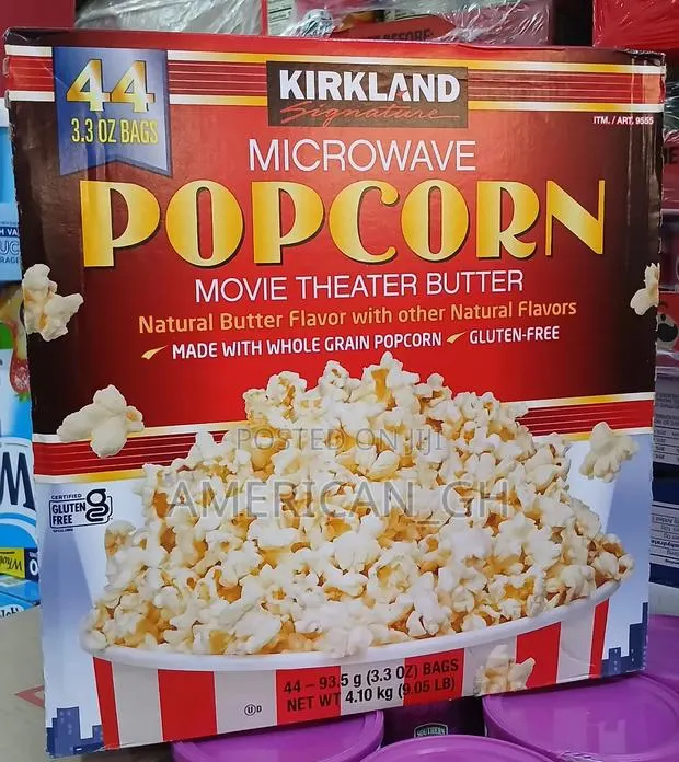 Microwave Kirkland Popcorn, 44pcs · Photo 1