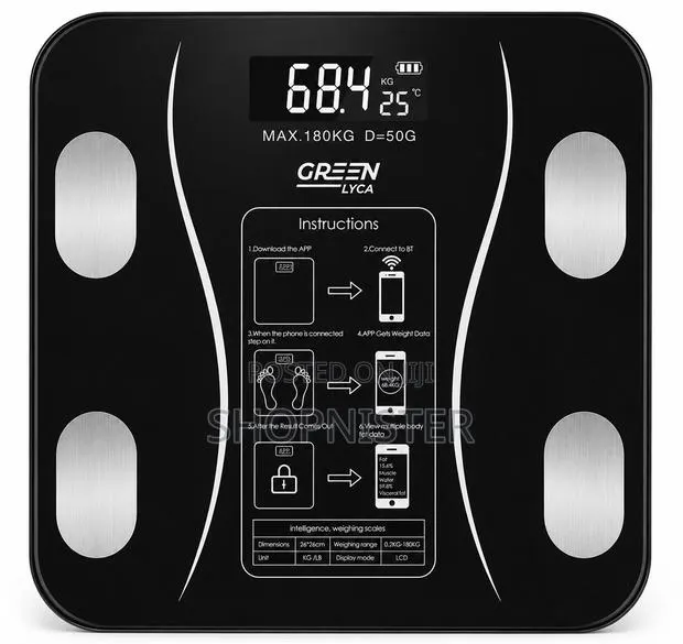 Bluetooth Body Fat Smart Scale – Digital Weight Scale 180kg · Photo 1