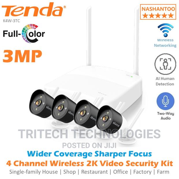 Tenda 4CH Wireless Video Security Kit With 1TB HDD (K4w-3tc) · Photo 5