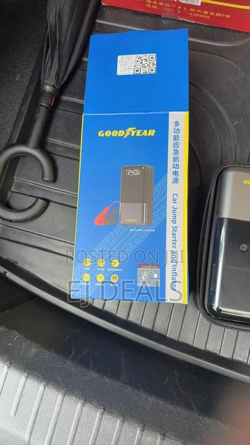 Goodyear S3 Car Jump Starter 12V Cars and Air Inflator Power Bank 5L · Photo 1
