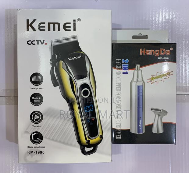 Kemei Hair Trimmer With Nose Shaver · Photo 3