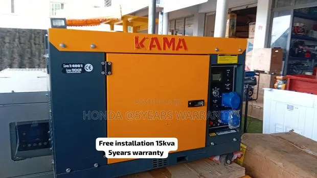 Reliable KAMA Diesel Generator With Excellent Fuel Efficiency 15kva · Photo 1