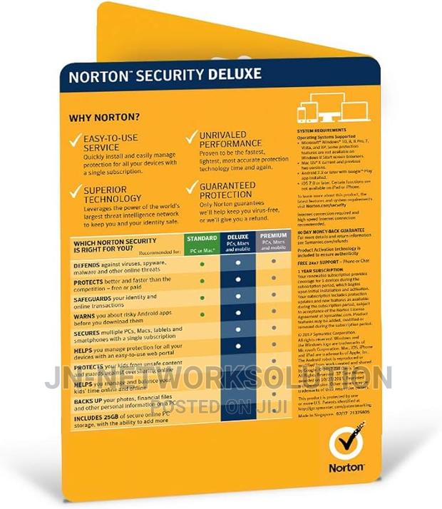 Norton Internet Security 5 Devices 1 Year Windows/Mac/Androi · Photo 1