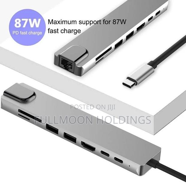 8 in 1 87W Type-C Docking Station HUB · Photo 4