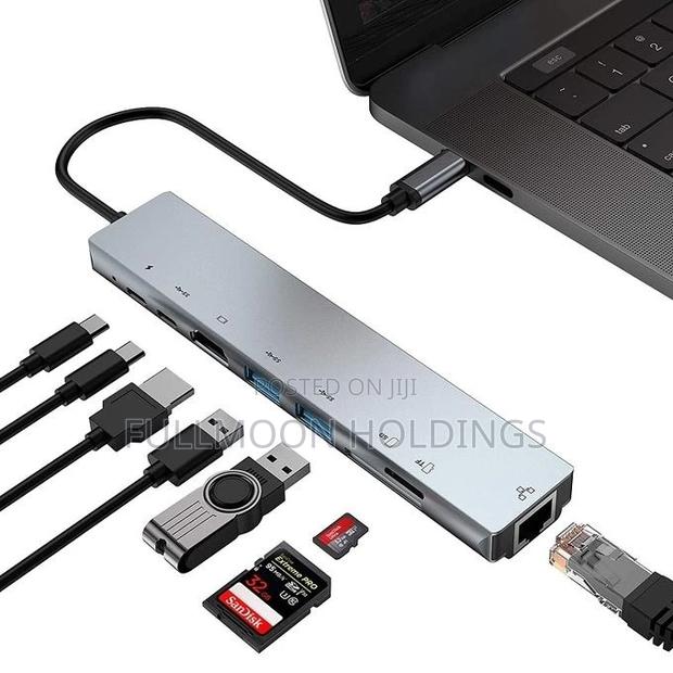 8 in 1 87W Type-C Docking Station HUB · Photo 1