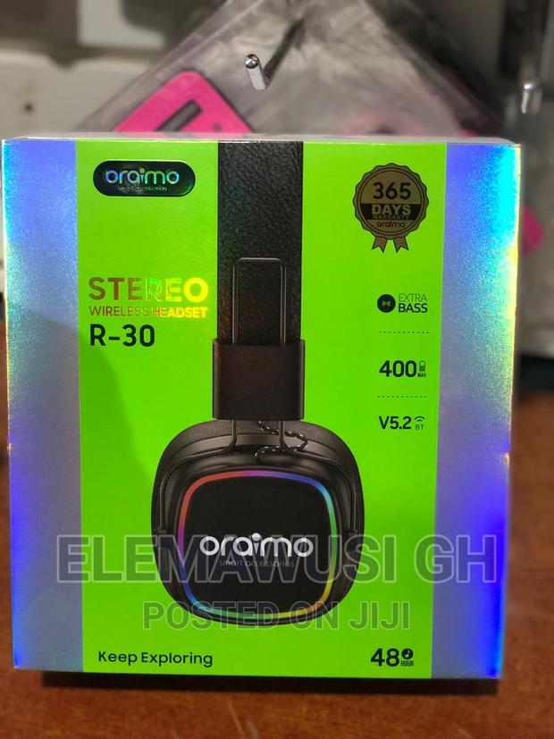 Oraimo R 30 Stereo Headset With Bluetooth 5.1 RGB Lighting · Photo 6