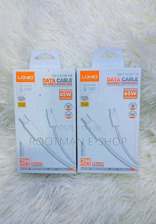 LDNIO LC902C 2-Meter Type-C to Type-C Cable · Photo 1