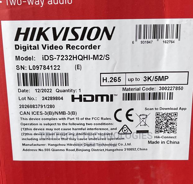 Hikvision 32ch DVR Ids-723hqhi-M2/S Up To · Photo 4