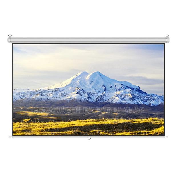 Quality Yet Affordable Electric Projector Screen(30x30cm) · Photo 1