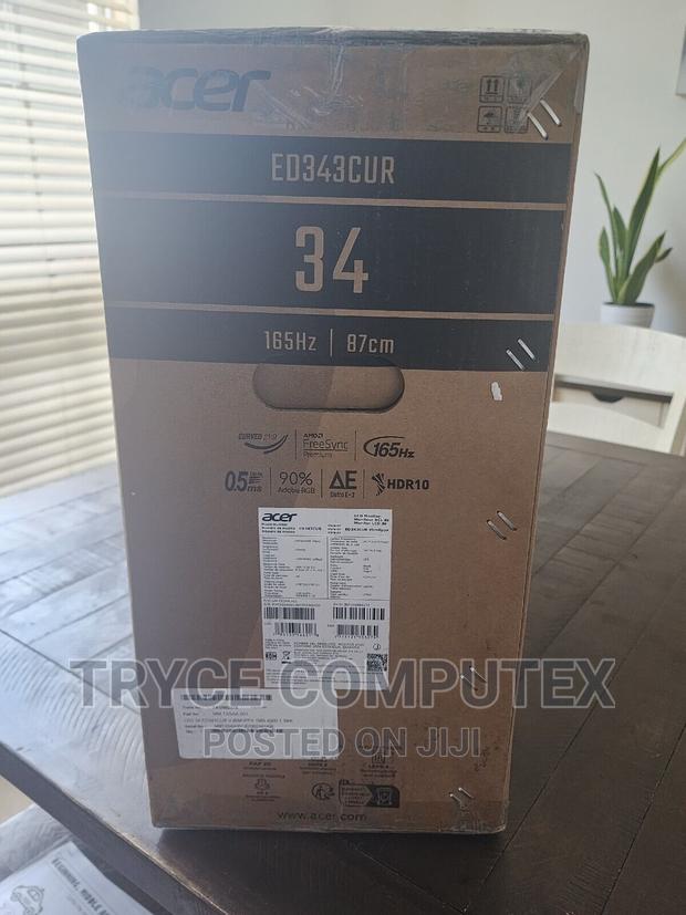 Acer Nitro 34" 165hz WQHD Ultrawide Curved Monitor · Photo 2
