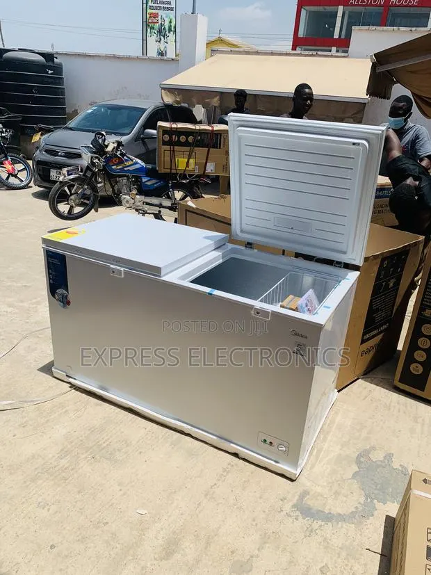 508l Double Door Midea White Chest Freezer · Photo 1