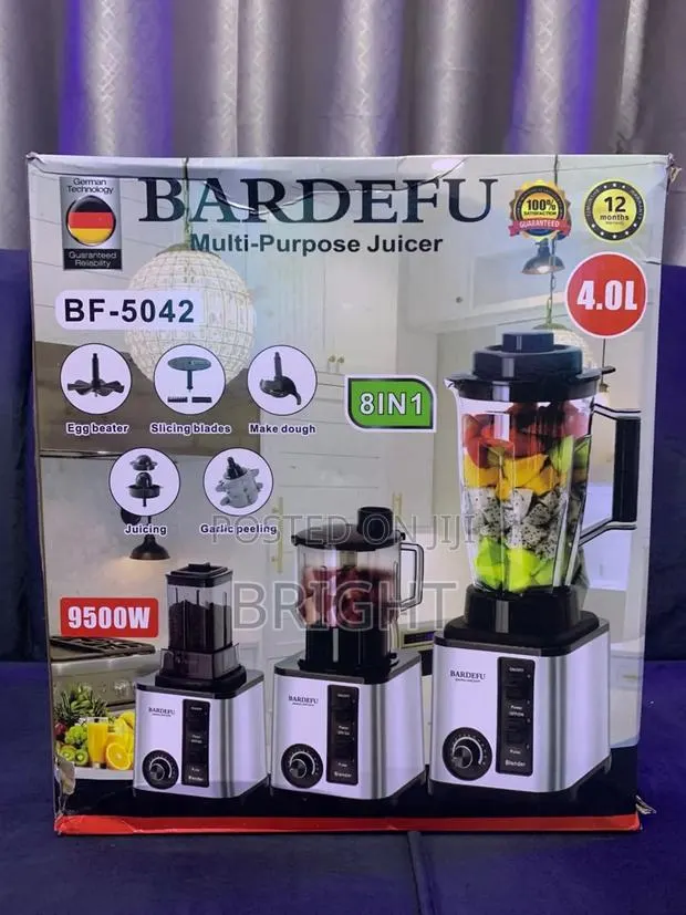BARDEFU 8-in-1 Blender & Juicer 4L · Photo 1
