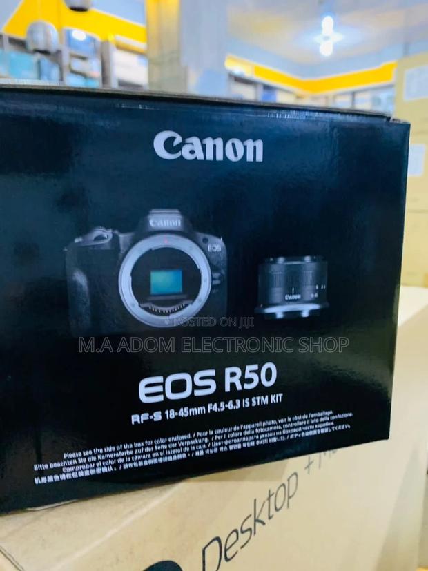 Fresh in Box Canon Eos R50 Digital Camera(Black) · Photo 1
