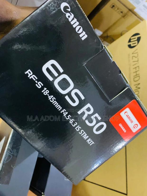 Elegant Black Canon Digital Camera Eos R50 · Photo 1