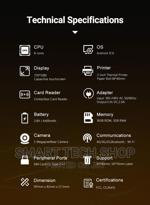 4G Integrated Printing Handheld Android POS Barcode Scanner · Photo 2