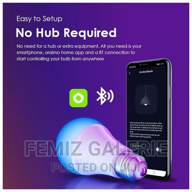 Oraimo Smart Bulbs With RGB Light With App Control · Photo 5