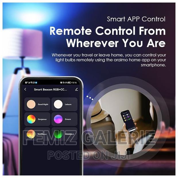 Oraimo Smart Bulbs With RGB Light With App Control · Photo 7