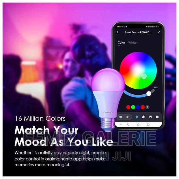 Oraimo Smart Bulbs With RGB Light With App Control · Photo 8