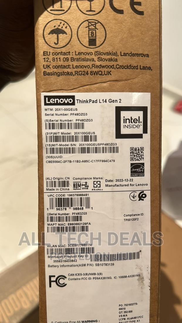 New Laptop Lenovo Thinkpad L14 16GB Intel Core I7 SSD 512GB · Photo 3