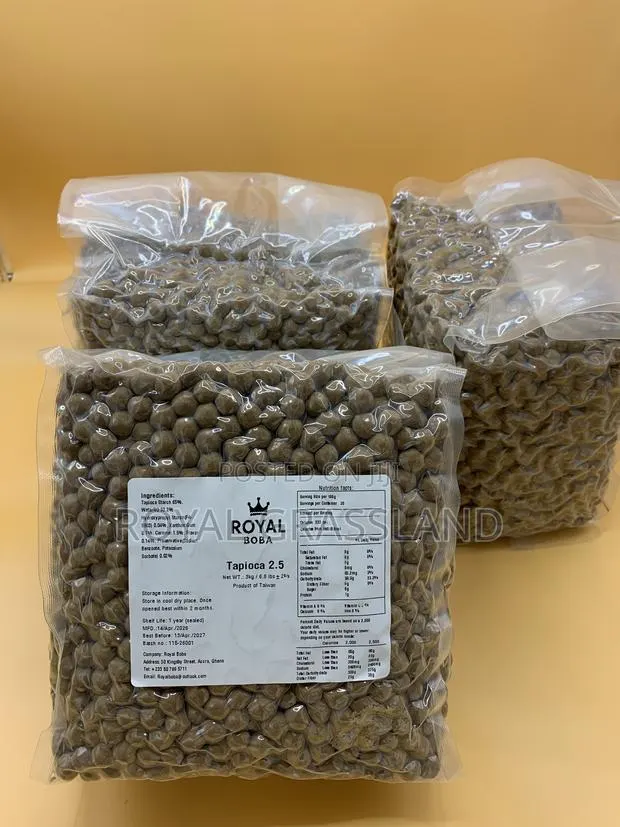 Tapioca Pearls 2.5 | 3kg Bag | FoodService Supply · Photo 1