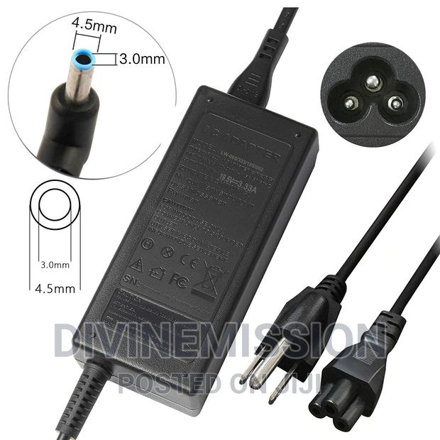 Hp Blue Pin Adapter /Charger 90w.19.5, 4.62A, UK Used. · Photo 3