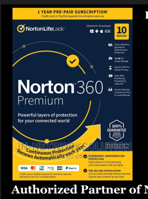 Norton 360 Premium 10 Devices 1 Year Windows/Mac/Android/Ios · Photo 1