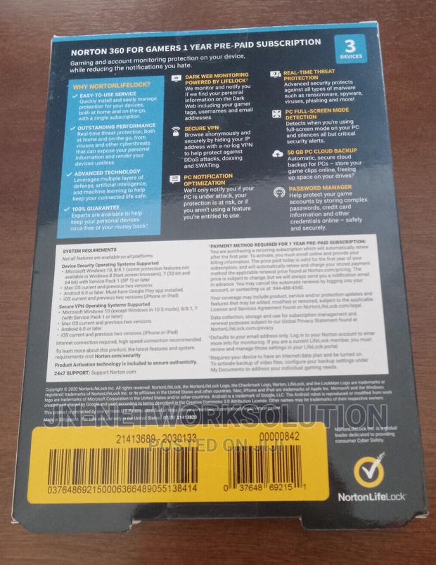 Norton 360 Premium 10 Devices 1 Year Windows/Mac/Android/Ios · Photo 2