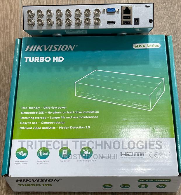 Hikvision Ds-e16hghi-b 16ch 1080P Edvr 1U H.265 With 1tb SSD · Photo 1