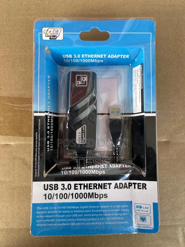 Usb to Lan Ethernet Adapter 10/100/1000mbps Usb 3.0 · Photo 1