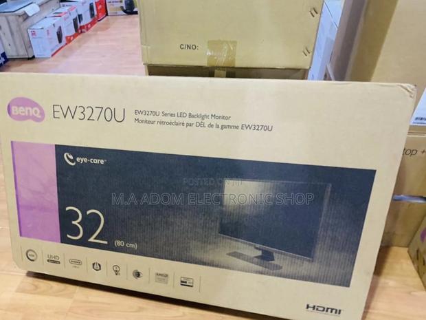 Sealed in Box Benq 32” HDR Freesync VA Monitor(EW3270U). · Photo 1