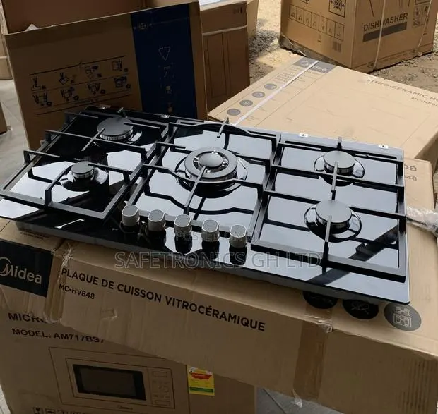 Purchase Sleek Built-in Midea 5 Burner Gas Hob - 90cm (90GQ095) · Photo 1