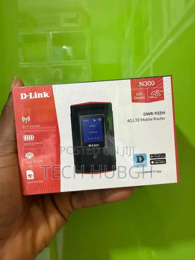 D-Link N300 LCD Display 4g LTE Mobile Router · Photo 1